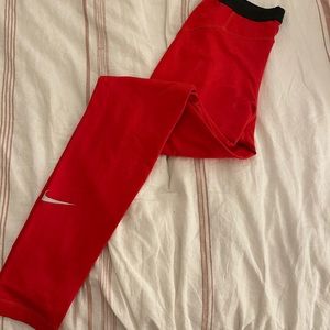 Nike Thermal Red Leggings